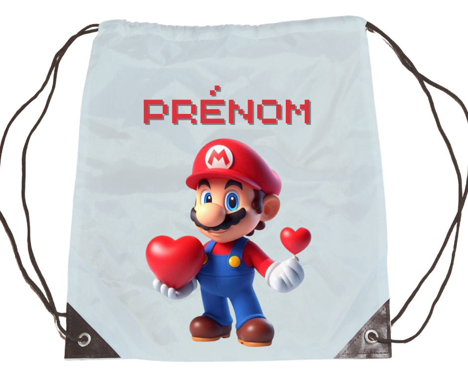 Sac à dos personnalisé (Mario)