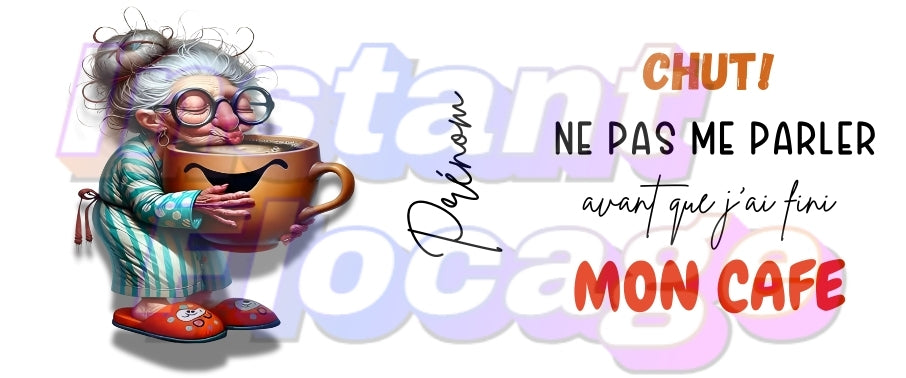 Mug Personnalisé (Fatigué/Colère)