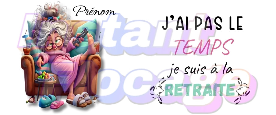 Mug personnalisé (retraite)