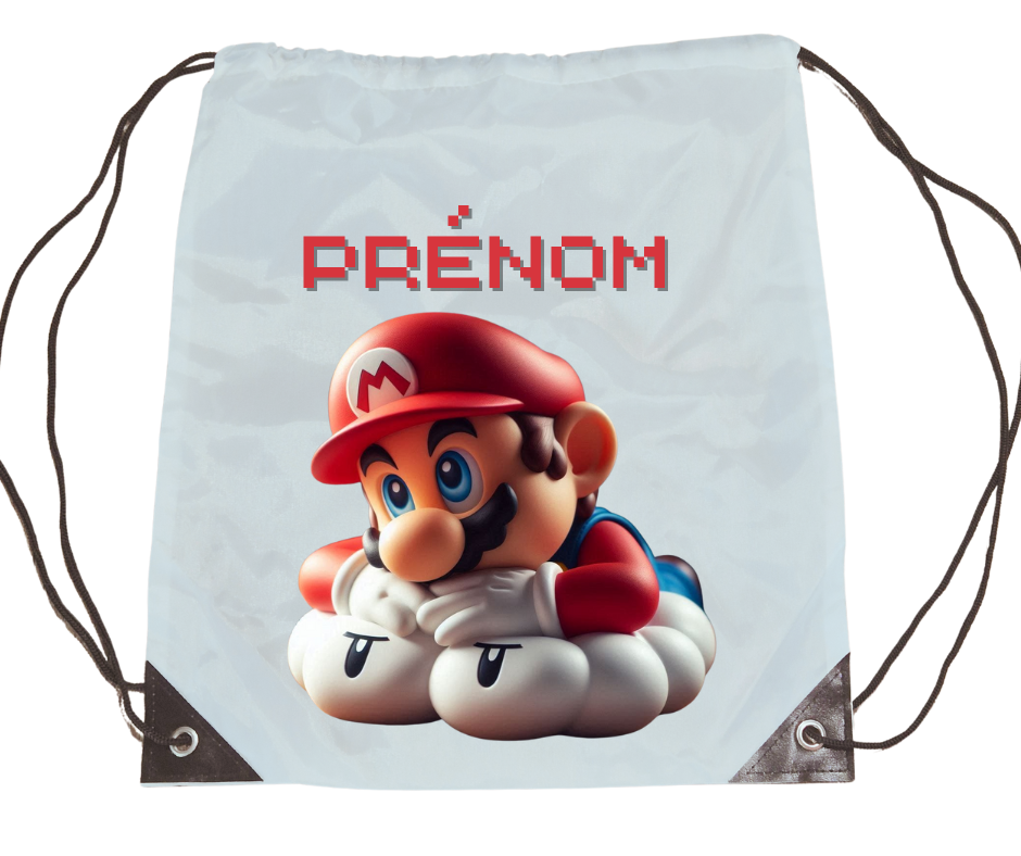 Sac à dos personnalisé (Mario)