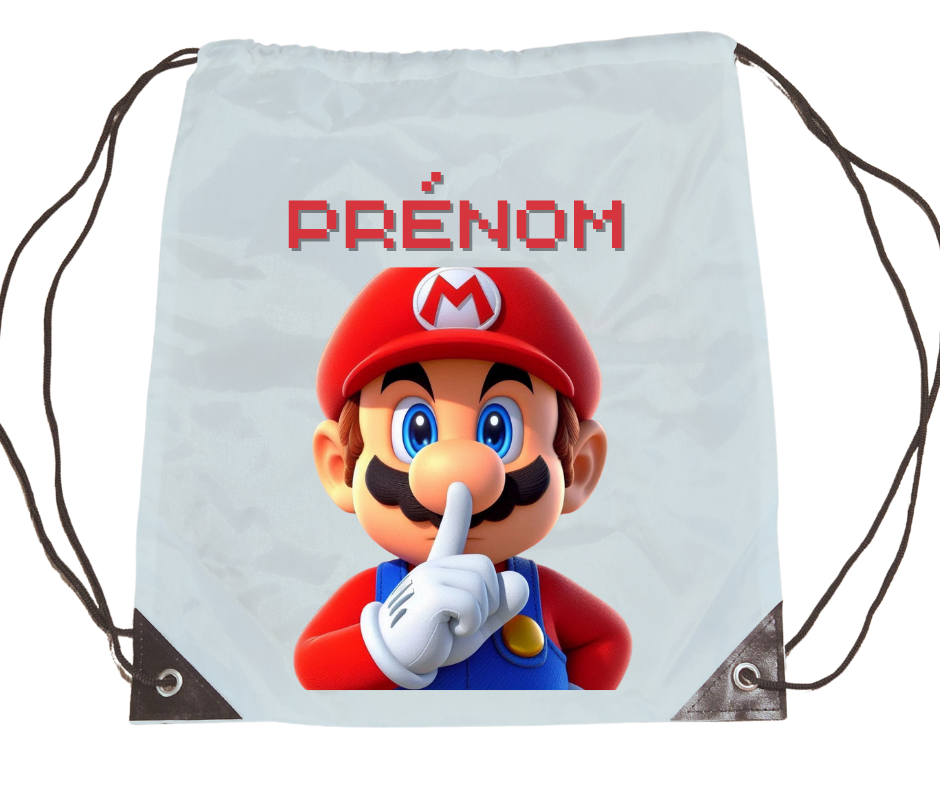 Sac à dos personnalisé (Mario)