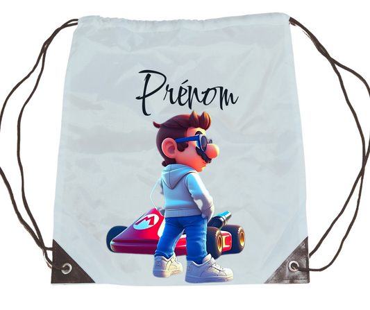 Sac à dos personnalisé (Mario)