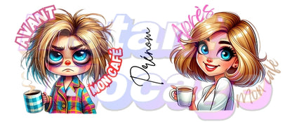 Mug personnalisé (Avant / Après)