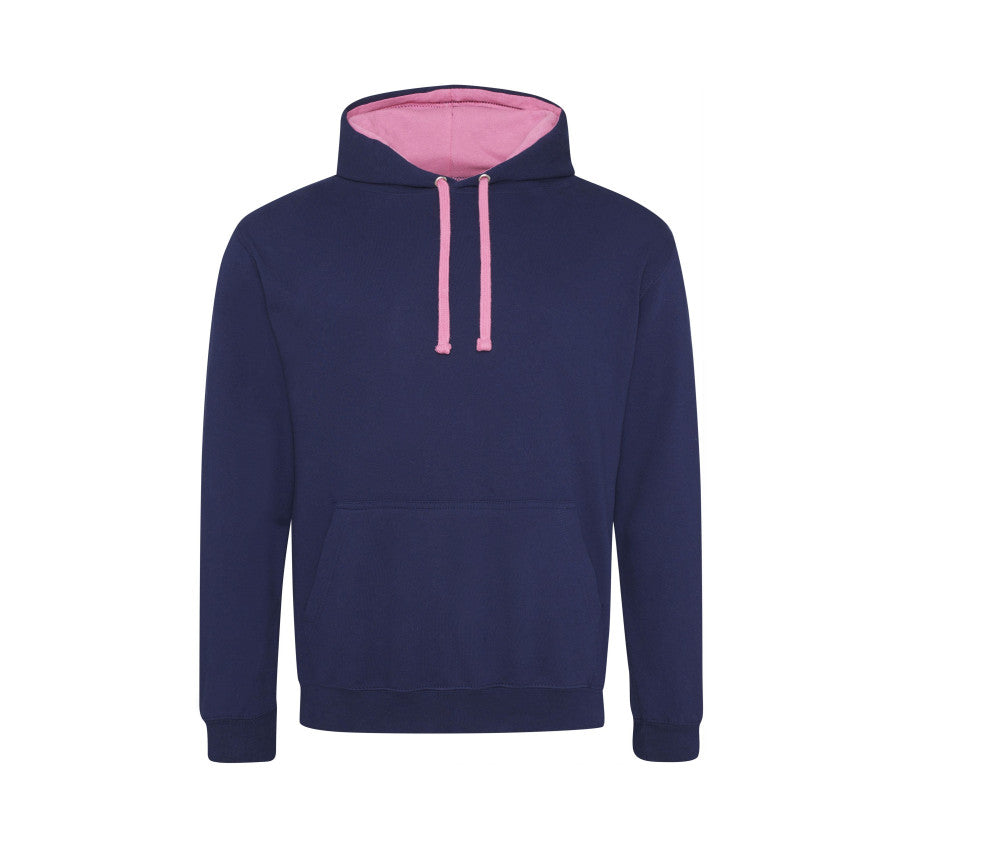 Sweat a capuche adulte bicolor