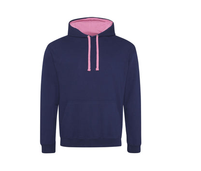 Sweat a capuche adulte bicolor
