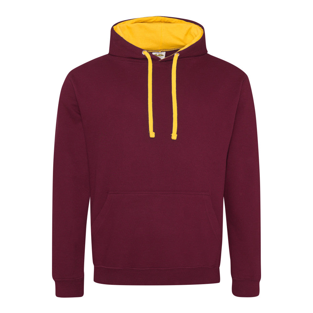 Sweat a capuche adulte bicolor