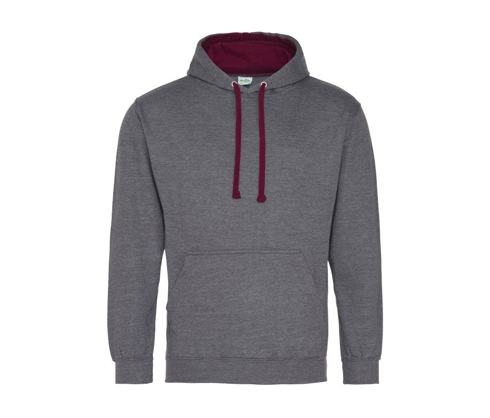Sweat a capuche adulte bicolor