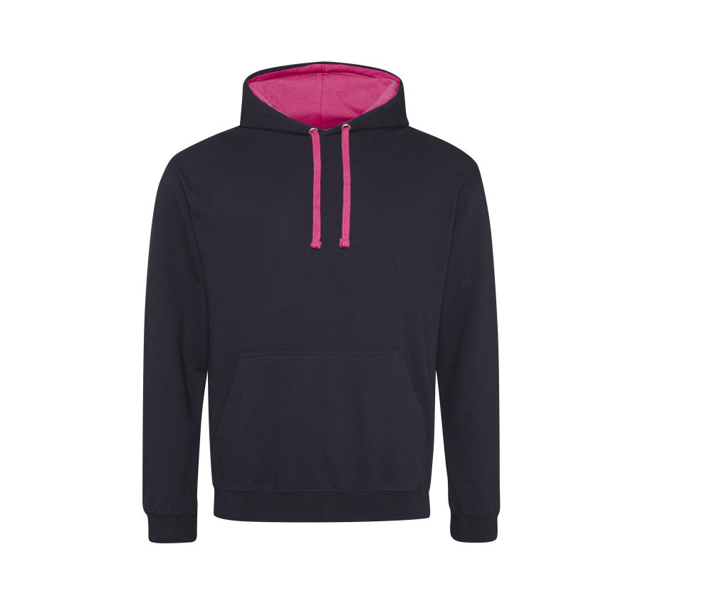 Sweat a capuche adulte bicolor