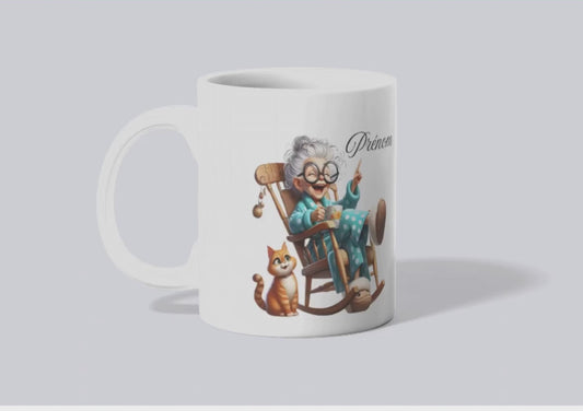 Mug personnalisé (retraite)