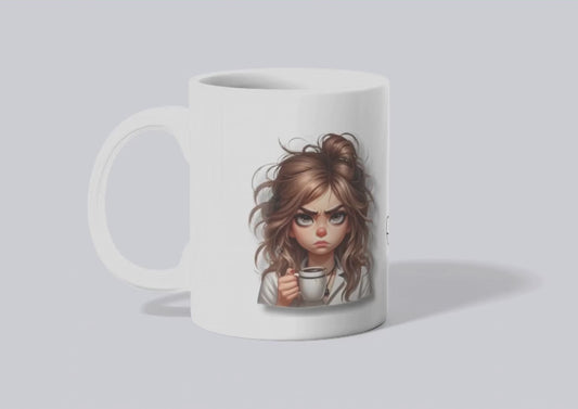 Mug Personnalisé (Fatigué/Colère)