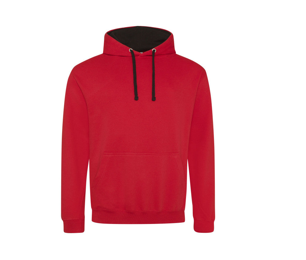 Sweat a capuche adulte bicolor
